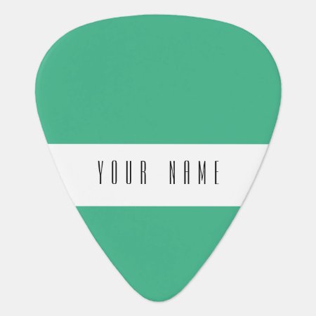 Mint Green High End Colored Guitar Pick