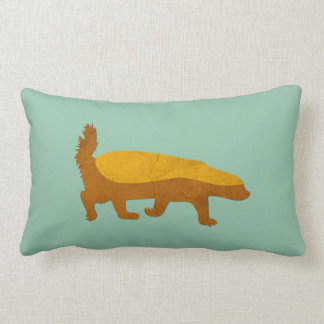 Mint Green Honey Badger Love Pillow