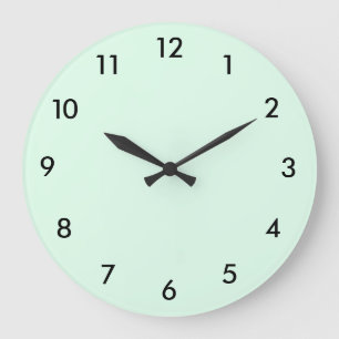 Mint Green Large Clock