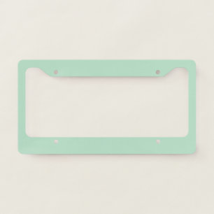 Mint Green License Plate Frame – Stylish & Durable