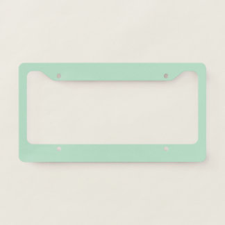 Mint Green License Plate Frame – Stylish & Durable