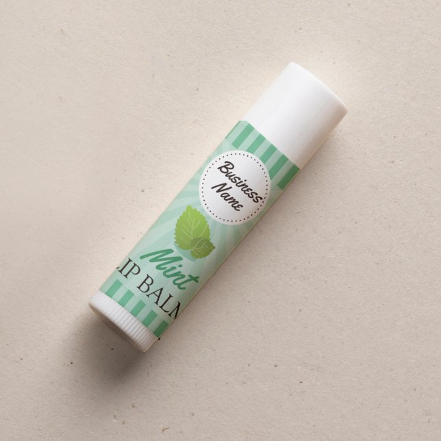 Mint Green - Lip Balm Label - 1.25" Square (Creator Uploaded)