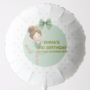 Mint Green Little Princess Ball Balloon