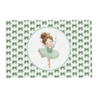 Mint Green Little Princess Ball Placemat