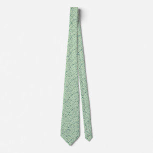 Mint Green Marble Texture Neck Tie