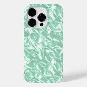 Mint Green Metallic Chic Elegant Bling Case-Mate iPhone 14 Pro Case