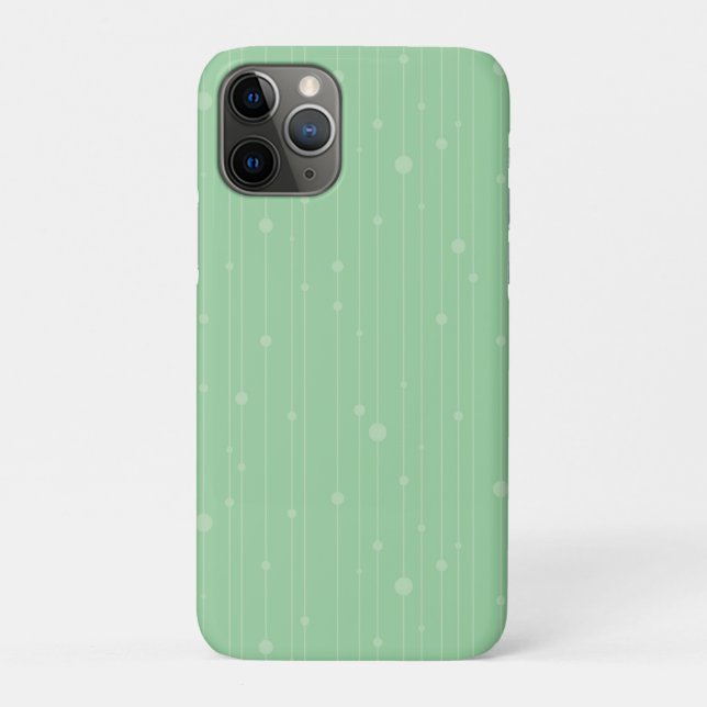 Mint green minimal line art eco design Case-Mate iPhone case (Back)