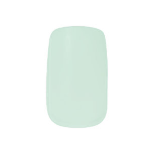 mint green minx nail art
