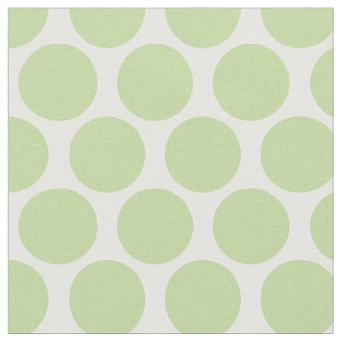 Mint Green Mod Dots Fabric