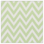 Mint Green Modern Chevron Stripes Fabric