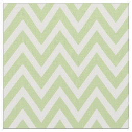 Mint Green Modern Chevron Stripes Fabric