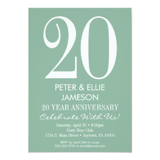 20th Wedding  Anniversary  Cards Greeting Photo Cards 