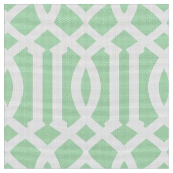 Mint Green Moroccan Pattern | Fabric by FINEandDANDY at Zazzle