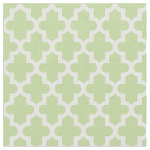 Mint Green Moroccan Print Fabric