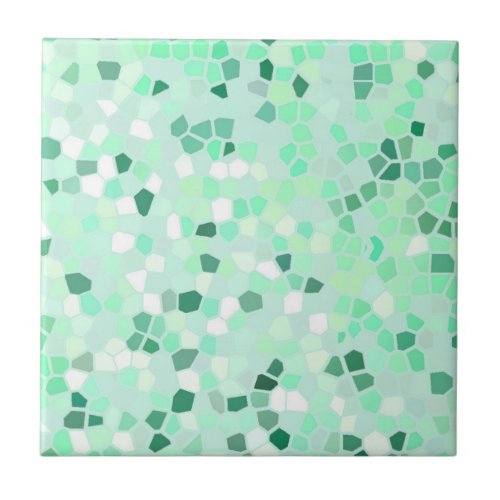 Mint Green Mosaic Ceramic Tile