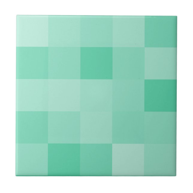Mint green mosaic pattern tiles | Home decor (Front)