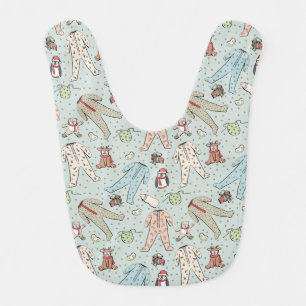 Mint Green My First Christmas Gender Neutral Baby Bib