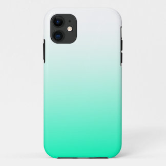 Mint Green Ombre iPhone 11 Case