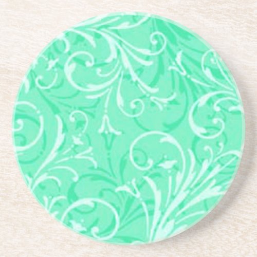 Mint Green Ornamental Coaster