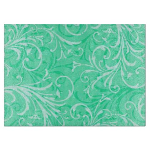Mint Green Ornamental Cutting Board