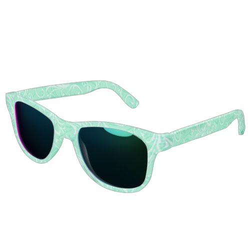 Mint Green Ornamental Sunglasses