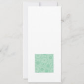 Mint green paisley pattern (Back)