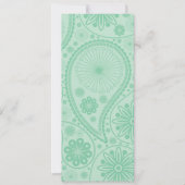 Mint green paisley pattern (Front)