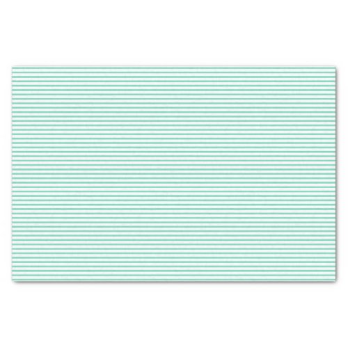 Mint Green Pinstripe Tissue Paper