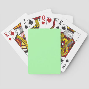 Mint Green Poker Cards
