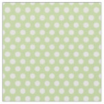 Mint Green Polka Dots Fabric