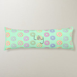 Mint Green Reversible Custom Donut Body Pillow
