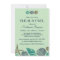 Mint Green Seashells Invitation for Summer Wedding