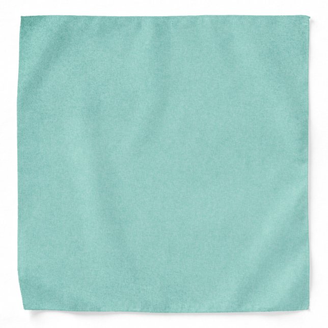 Mint green solid color bandana (Front)