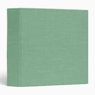 Mint green solid textured 3 ring binder