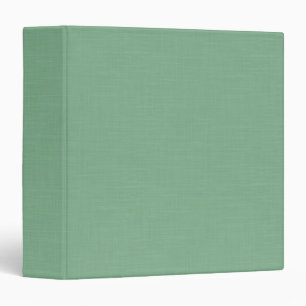 Mint green solid textured 3 ring binder