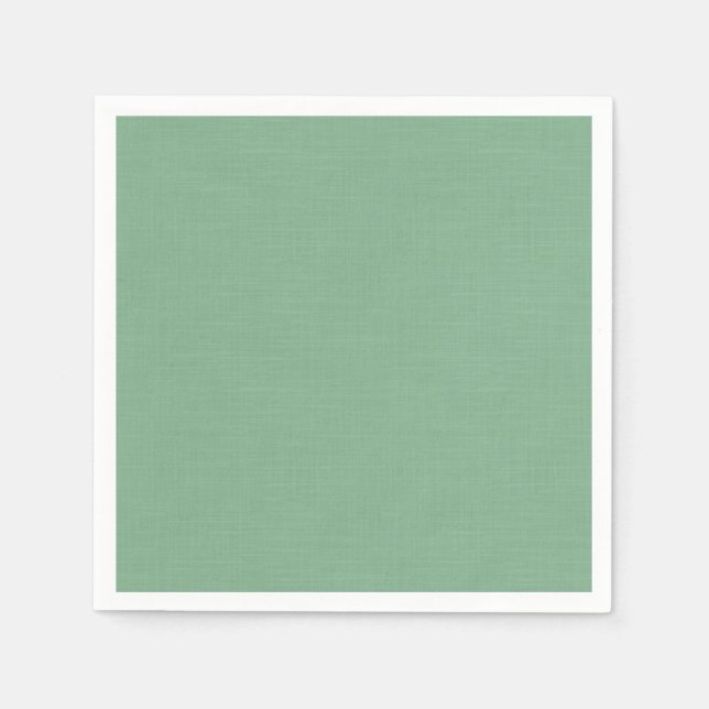 Mint green solid textured napkins (Front)