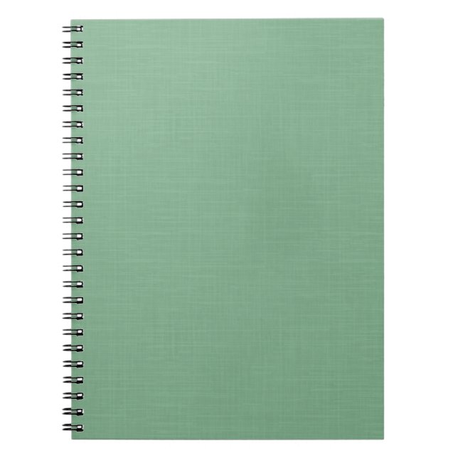 Mint green solid textured  notebook (Front)