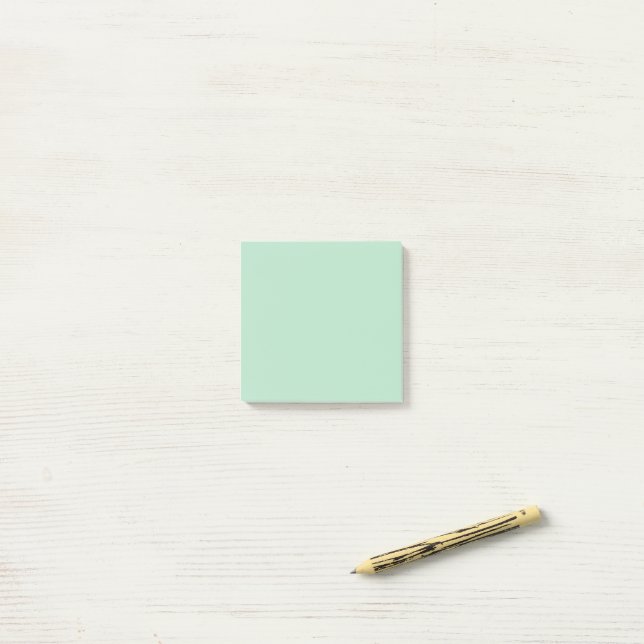 Mint Green Sticky Notes – Elegant & Functional (On Desk)