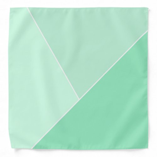 Mint Green Template Elegant Trendy Bandana