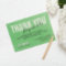 MINT GREEN THANK YOU FOR YOUR ORDER SOCIAL QR CODE