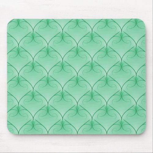Mint Green Unparalleled Elegance Mousepad