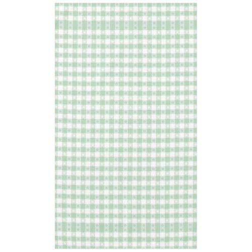 mint greenwhiteginghamfloralcountry chicgirly tablecloth