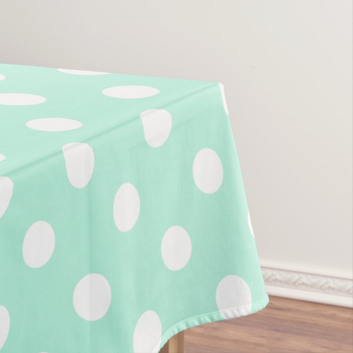 polka dot tablecloth