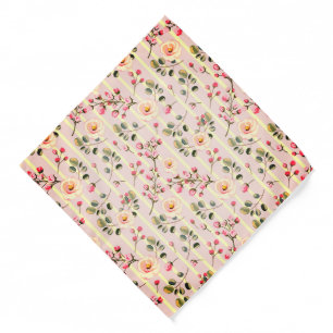 Mint Green Wildflower Bandana