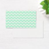 Mint Green Zigzag Chevron Stripes. (Desk)