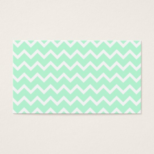 Mint Green Zigzag Chevron Stripes. (Front)