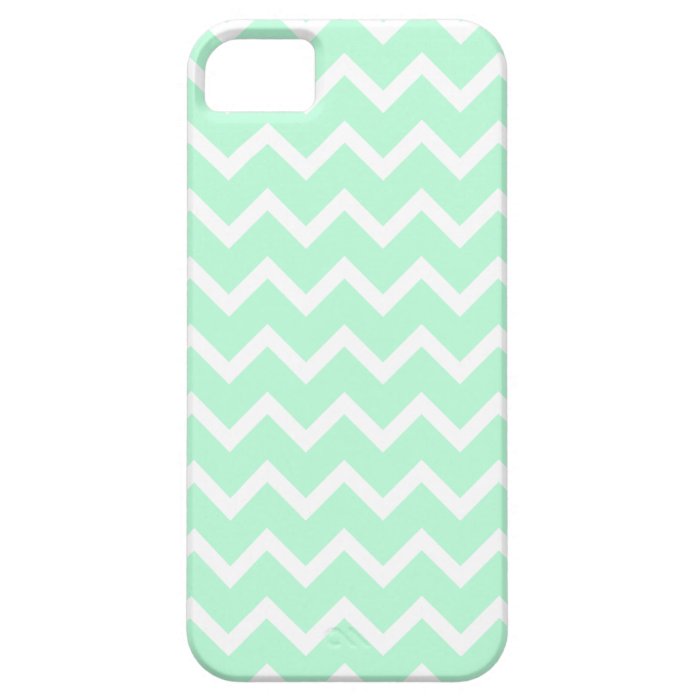 Mint Green Zigzag Chevron Stripes. Case For iPhone 5/5S
