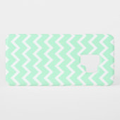 Mint Green Zigzag Chevron Stripes. Case-Mate Samsung Galaxy Case (Back (Horizontal))