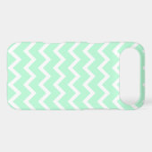 Mint Green Zigzag Chevron Stripes. Case-Mate Samsung Galaxy Case (Back (Horizontal))