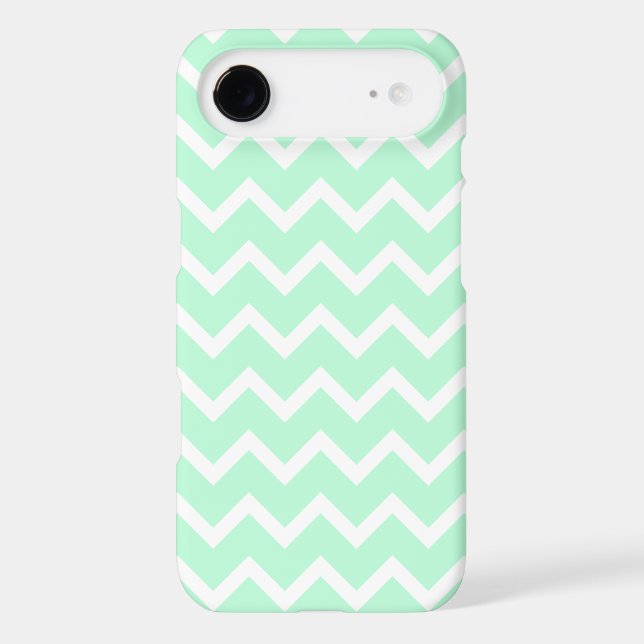 Mint Green Zigzag Chevron Stripes. Case-Mate Samsung Galaxy Case (Back)